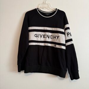 Givenchy sweatshirt black and white XL